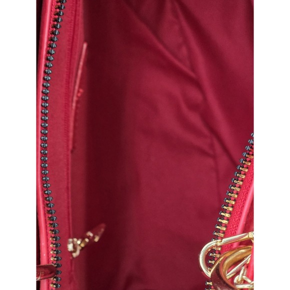 Badgley Mischka Vegan Leather Tote Bag with Straps in Red‎ NWT MSRP$129 #0114 - Picture 9 of 15